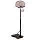 Vidaxl Basketball Standard 216-250 cm Polyethylenschwarz