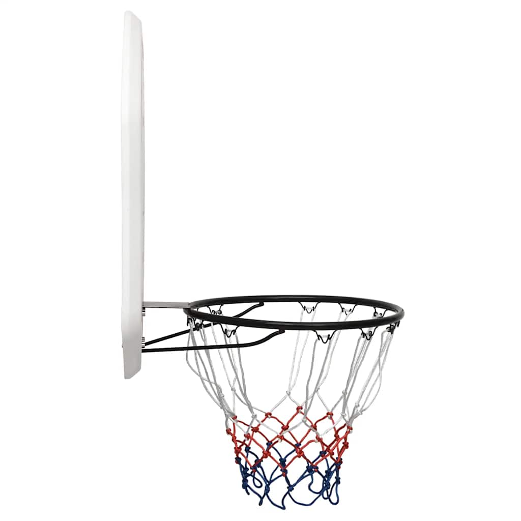 Vidaxl Basketball Board 109x71x3 cm Polyethylenweiß