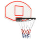 VIDAXL -Basketballbrett 71x45x2 cm Polyethylenweiß