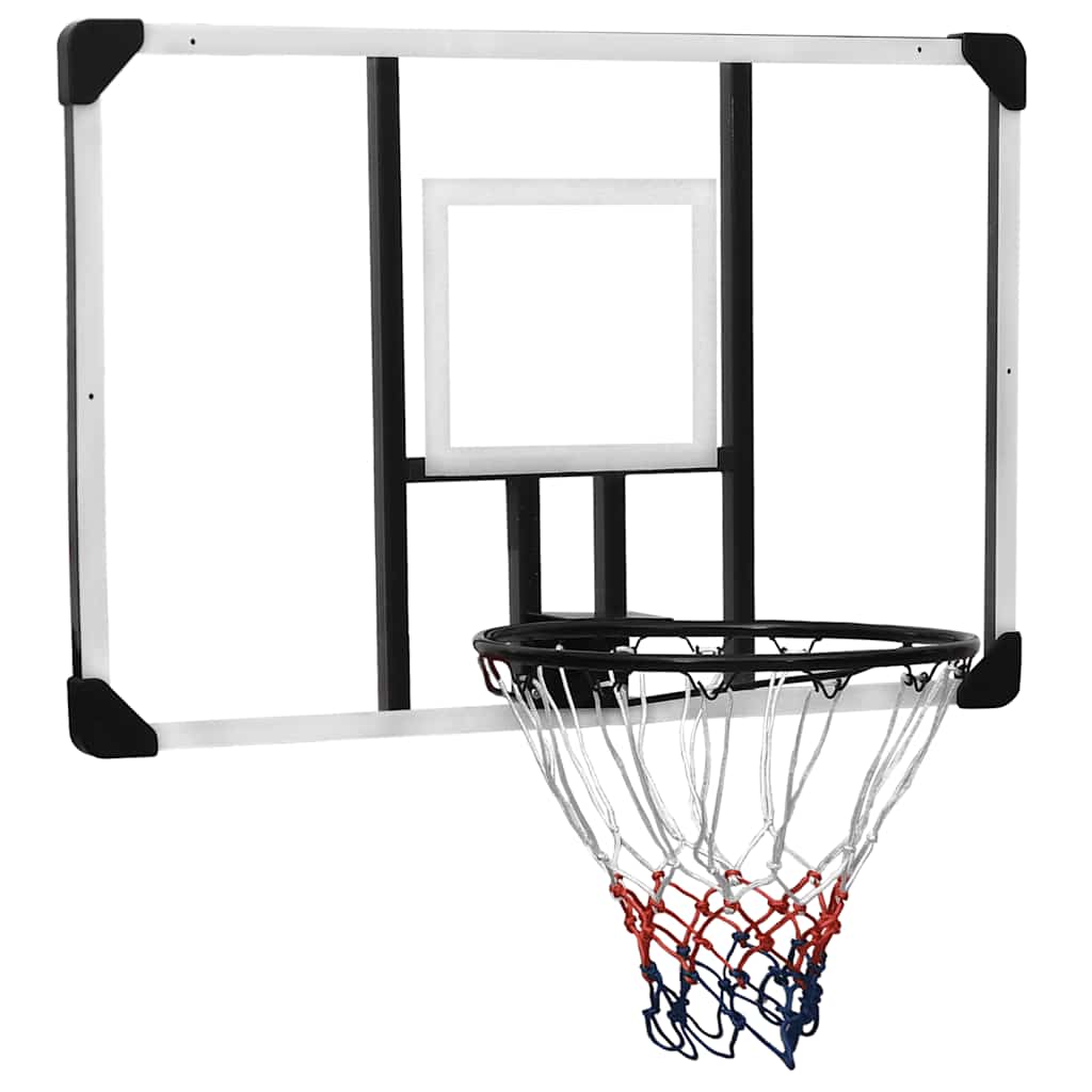 VIDAXL -Basketballbrett 106x69x3 cm Polycarbonat transparent