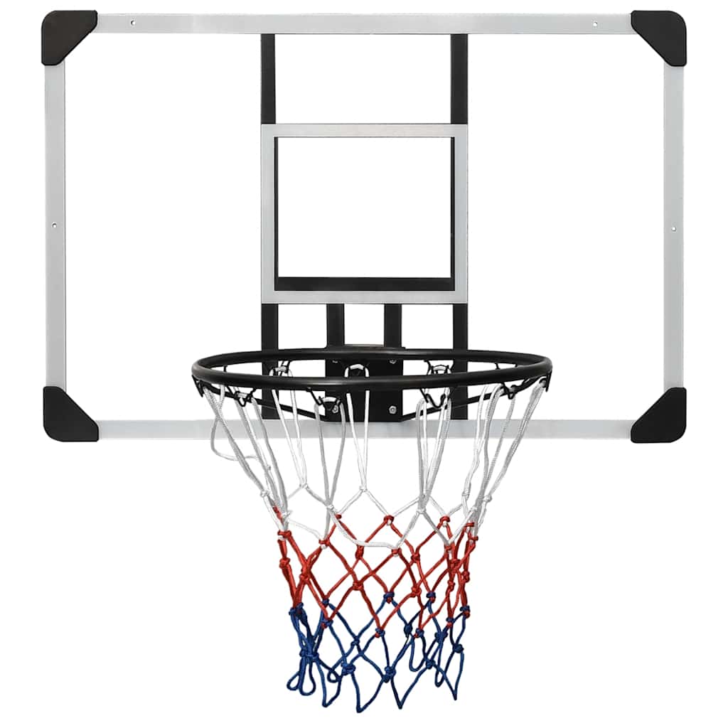 VIDAXL -Basketballbrett 90x60x2,5 cm Polycarbonat transparent
