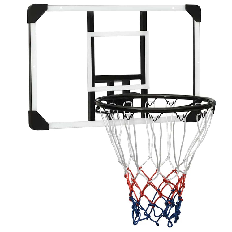 VIDAXL -Basketballbrett 71x45x2,5 cm Polycarbonat transparent