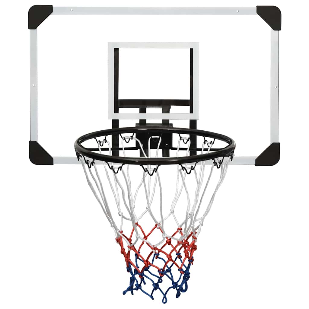 VIDAXL -Basketballbrett 71x45x2,5 cm Polycarbonat transparent