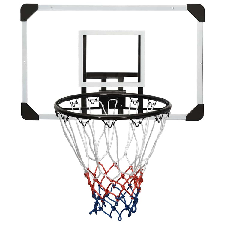 VIDAXL -Basketballbrett 71x45x2,5 cm Polycarbonat transparent