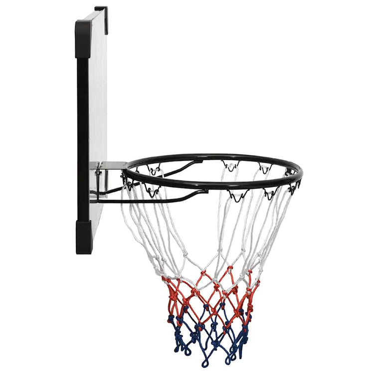 VIDAXL -Basketballbrett 71x45x2,5 cm Polycarbonat transparent