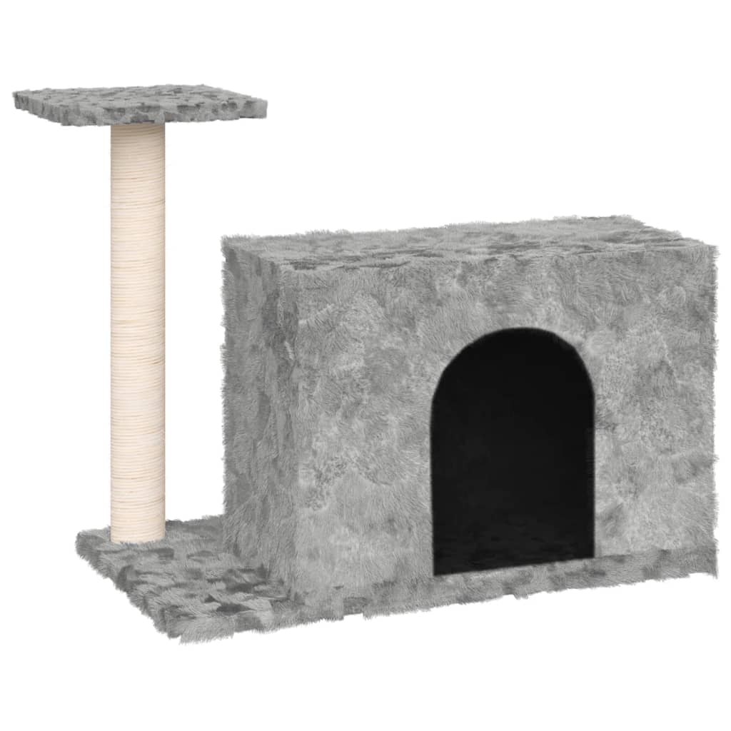 Vidaxl -Katzenmöbel mit Sisalkratzen 51 cm hellgrau