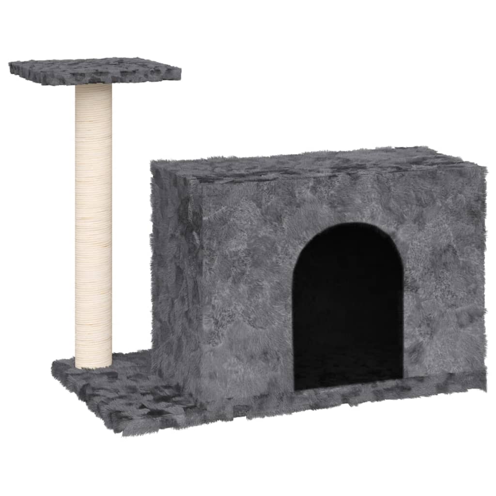 Vidaxl -Katzenmöbel mit Sisalkratzen 51 cm dunkelgrau