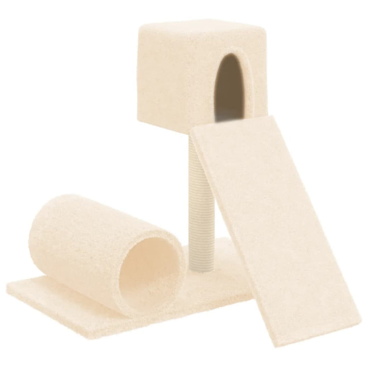Vidaxl -Katzenmöbel mit Sisal -Kratzer nach 59 cm cremefarben -gelöscht
