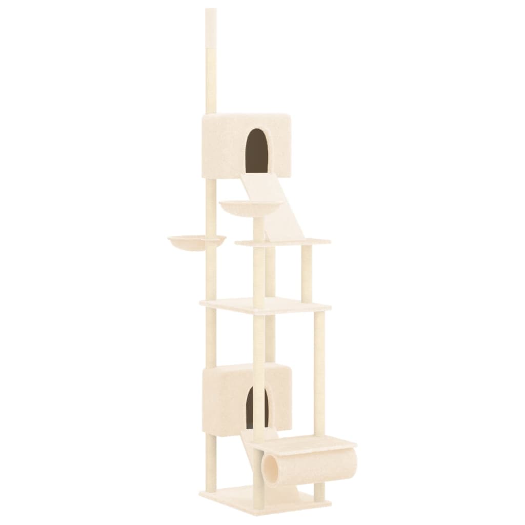 Vidaxl Cat Möbel Boden bis Decke 277-303 cm cremefarben