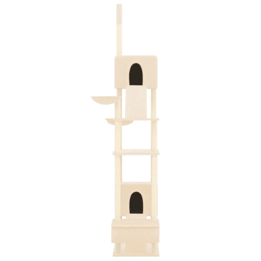 Vidaxl Cat Möbel Boden bis Decke 277-303 cm cremefarben