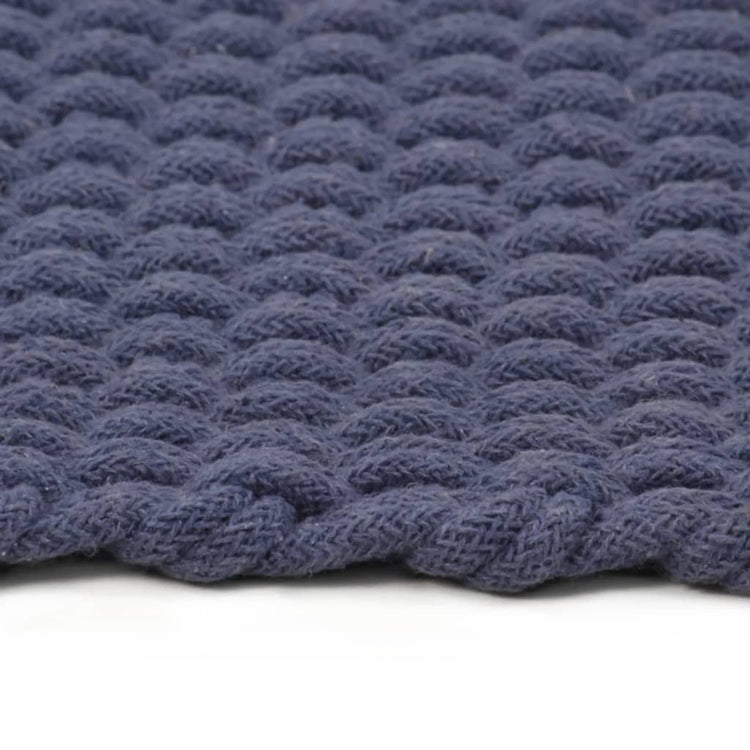 VIDAXL Rechteckige 200x300 cm Baumwollmarineblau