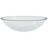 VIDAXL WASHBAIN 50x37x14 cm Glas transparent