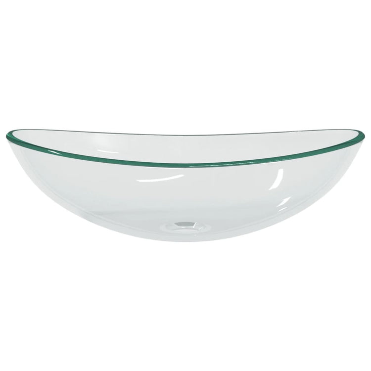 VIDAXL WASHBAIN 54.5X35X15,5 cm Härtetes Glas transparent