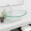 VIDAXL WASHBAIN 54.5X35X15,5 cm Härtetes Glas transparent