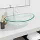 VIDAXL WASHBAIN 54.5X35X15,5 cm Härtetes Glas transparent