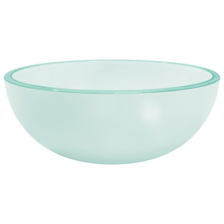VIDAXL WASHBAIN 30 x 12 cm Temperiertes Glas matt