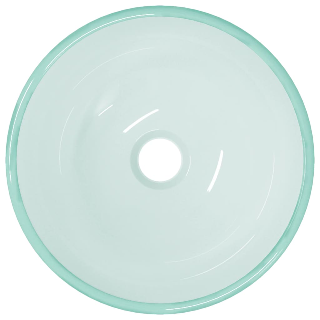 VIDAXL WASHBAIN 30 x 12 cm Temperiertes Glas matt