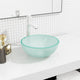 VIDAXL WASHBAIN 30 x 12 cm Temperiertes Glas matt