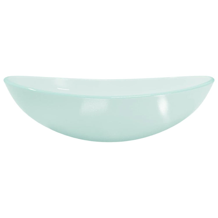 VIDAXL WASHBAIN 54.5X35X15,5 cm Härtetes Glas matt