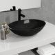 Vidaxl Washbeer 50x37x14 cm Glas schwarz