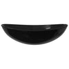 VIDAXL WASHBAIN 54.5X35X15,5 CM Temperiertes Glas schwarz