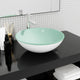 VIDAXL WASHBAIN 42 x 14 cm Temperiertes Glas weiß