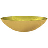 Vidaxl Washbeer 50x37x14 cm Glas Gold gefärbt