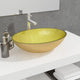 Vidaxl Washbeer 50x37x14 cm Glas Gold gefärbt