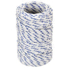 VIDAXL -Kofferchen -Seil 2 mm 500 m Polypropylenweiß