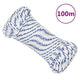 VIDAXL -Kofferchen 3 mm 100 m Polypropylenweiß