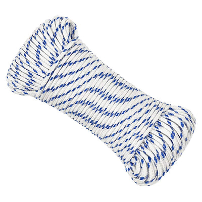 VIDAXL -Kofferchen Seil 4 mm 25 m Polypropylenweiß