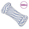 VIDAXL -Kofferchen -Seil 5 mm 500 m Polypropylenweiß