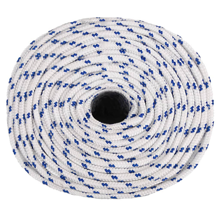 VIDAXL -Kofferchen -Seil 6 mm 250 m Polypropylenweiß