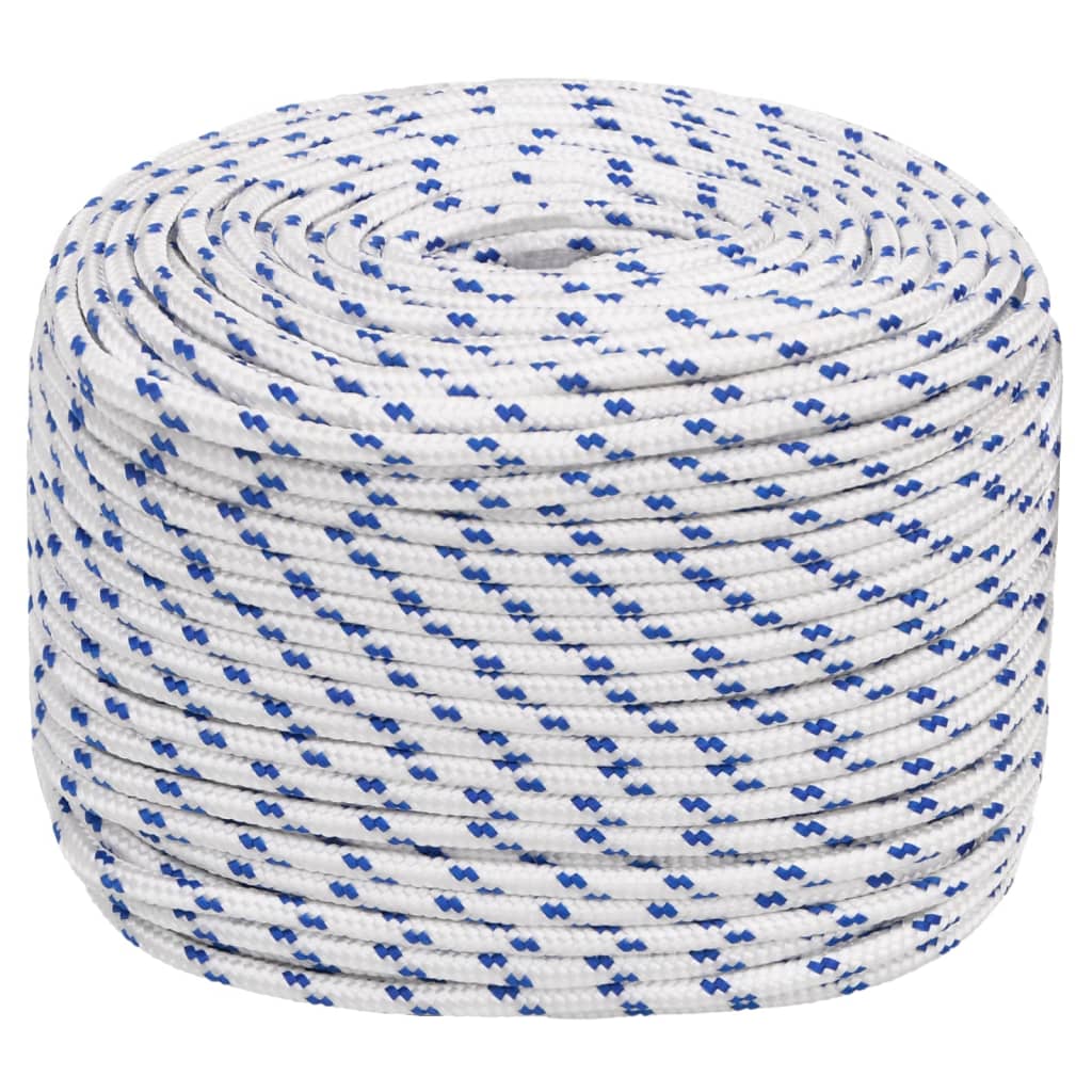 VIDAXL -Kofferchen -Seil 8 mm 25 m Polypropylenweiß