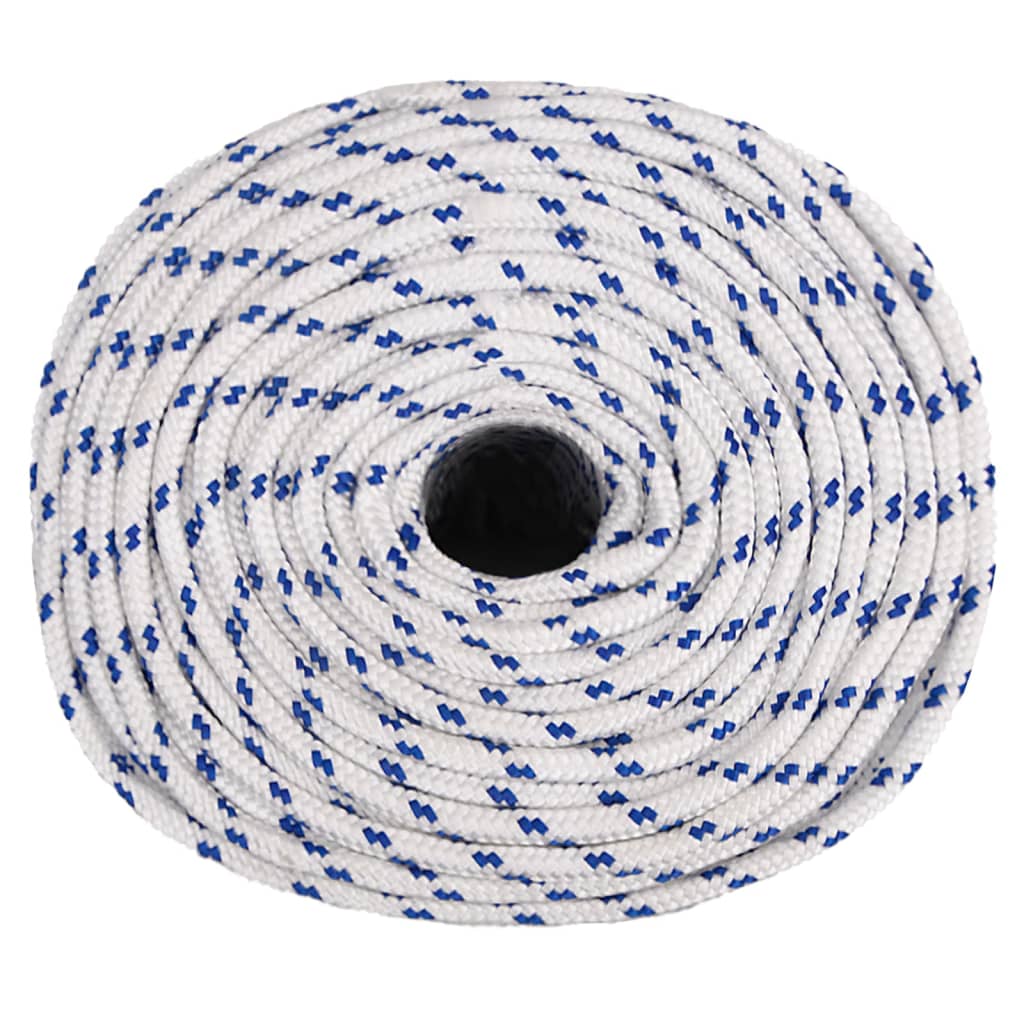 VIDAXL -Kofferchen -Seil 8 mm 25 m Polypropylenweiß