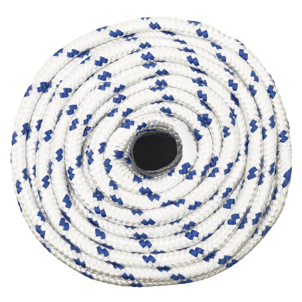 VIDAXL -Stiefelseil 12 mm 25 m Polypropylenweiß