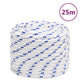 VIDAXL -Kofferchen Seil 16 mm 25 m Polypropylenweiß
