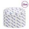 VIDAXL -Kofferchen Seil 20 mm 25 m Polypropylenweiß