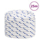 VIDAXL -Kofferchen Seil 20 mm 25 m Polypropylenweiß