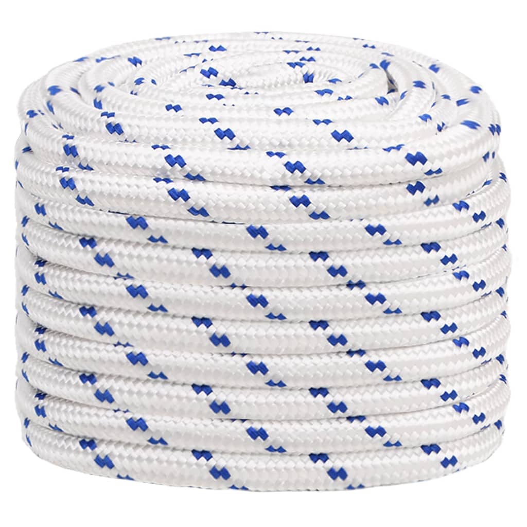VIDAXL -Kofferchen Seil 20 mm 25 m Polypropylenweiß