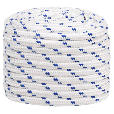 VIDAXL -Kofferchen Seil 20 mm 25 m Polypropylenweiß