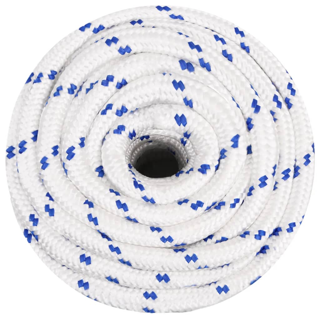 VIDAXL -Kofferchen Seil 20 mm 25 m Polypropylenweiß