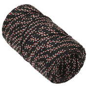 VIDAXL -Kofferchen -Seil 2 mm 25 m Polypropylenschwarz - afbeelding 3