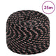 VIDAXL -Kofferchen -Seil 8 mm 25 m Polypropylenschwarz