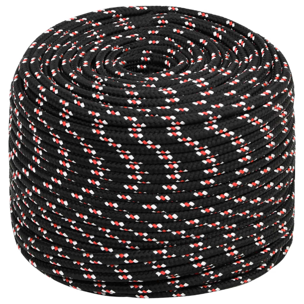 VIDAXL -Kofferchen -Seil 8 mm 25 m Polypropylenschwarz