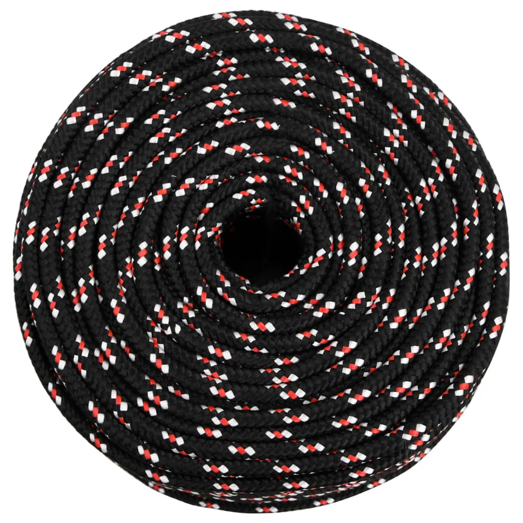 VIDAXL -Kofferchen -Seil 8 mm 50 m Polypropylenschwarz