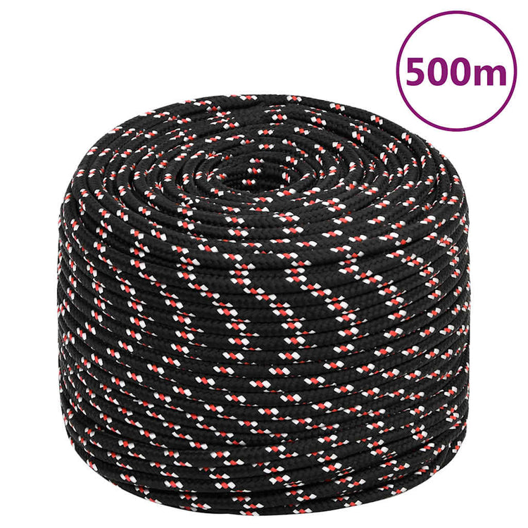 VIDAXL -Kofferchen -Seil 10 mm 500 m Polypropylenschwarz
