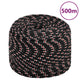 VIDAXL -Kofferchen -Seil 10 mm 500 m Polypropylenschwarz
