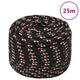 VIDAXL -Kofferchen -Seil 14 mm 25 m Polypropylenschwarz