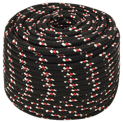 VIDAXL -Kofferchen -Seil 14 mm 25 m Polypropylenschwarz